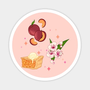 Peach Candy Magnet